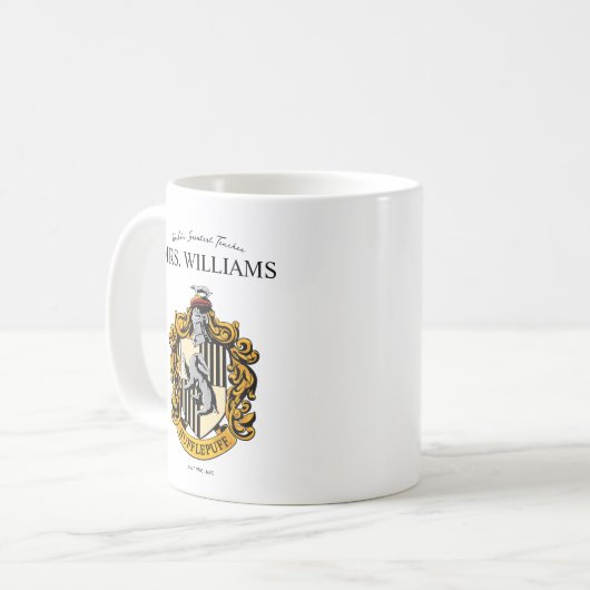 Harry Potter | Hufflepuff-leraar, gepersonaliseerd Koffiemok (Voorkant links)