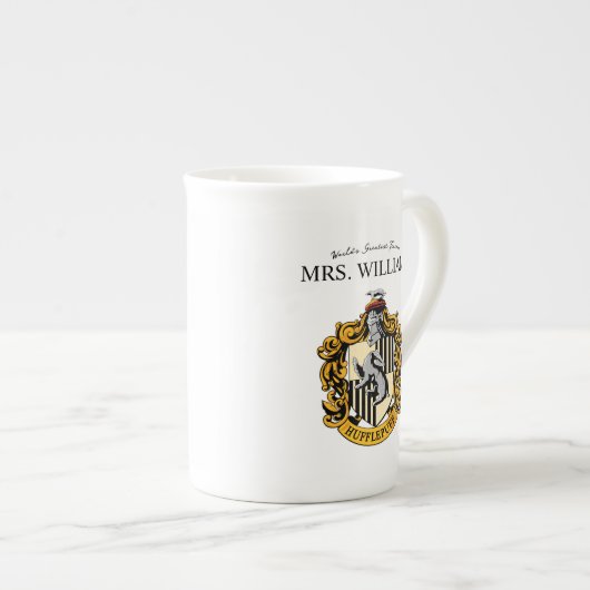 Harry Potter | Hufflepuff-leraar, gepersonaliseerd Porselein Kop (Voorkant rechts)