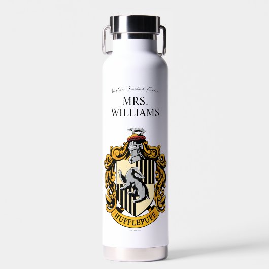 Harry Potter | Hufflepuff Leraar Gepersonaliseerd Waterfles (Voorkant)