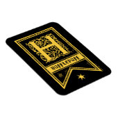 Harry Potter | Hufflepuff Monogram Banner Magneet (Rechterzijde)