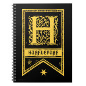 Harry Potter | Hufflepuff Monogram Banner Notitieboek (Voorkant)