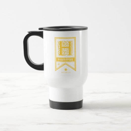 Harry Potter| Hufflepuff Monogram Banner Reisbeker (Links)