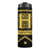 Harry Potter | Hufflepuff Monogram Banner Thermosbeker (Voorkant)