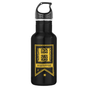 Harry Potter   Hufflepuff Monogram Banner Waterfles
