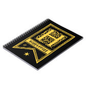 Harry Potter | Hufflepuff Monogram Vlag Notitieboek (Linkerzijde)