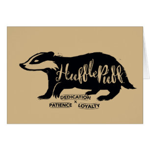 Harry Potter   HUFFLEPUFF™ Silhouette Typografie