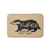 Harry Potter | HUFFLEPUFF™ Silhouette Typografie Badmat (Voorkant)