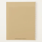 Harry Potter| HUFFLEPUFF™ Silhouette Typografie Planner (Achterkant)