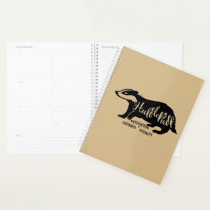 Harry Potter  HUFFLEPUFF™ Silhouette Typografie Planner
