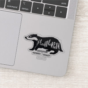 Harry Potter  HUFFLEPUFF™ Silhouette Typografie Sticker