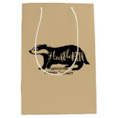 Harry Potter | HUFFLEPUFF™ Silhouettypografie Medium Cadeauzakje (Voorkant)