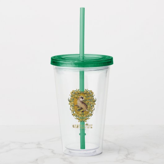 HARRY POTTER™ | HUFFLEPUFF™ Wapen Acryl Drinkbeker (Voorkant)