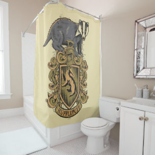 Harry Potter   Hufflepuff-wapen met das Douchegordijn