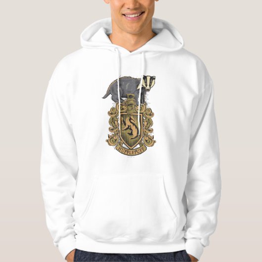 Harry Potter | Hufflepuff Wapen met Das Hoodie (Voorkant)