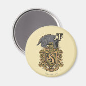 Harry Potter | Hufflepuff Wapen met Das Magneet (Voorkant / Achterkant)