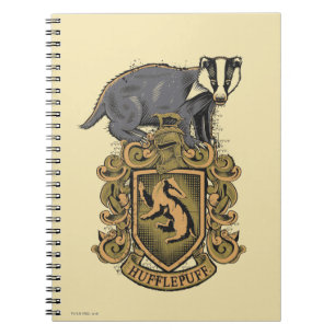 Harry Potter   Hufflepuff Wapen met Das Notitieboek