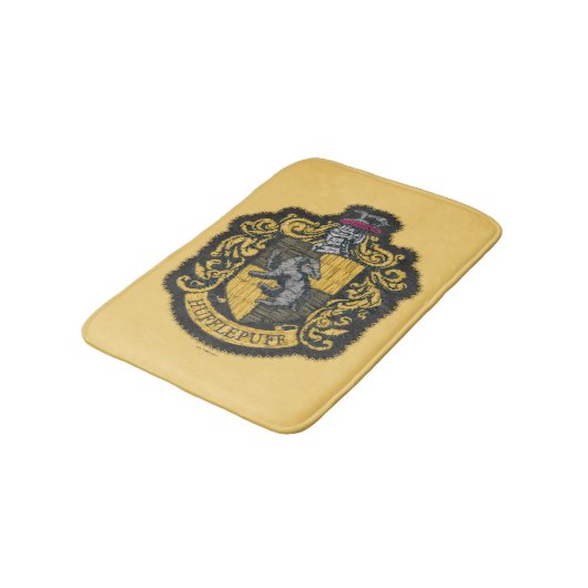 Harry Potter | Hufflepuff Wapen Patch Badmat (Gekanteld)