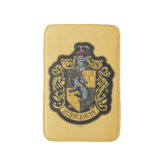 Harry Potter | Hufflepuff Wapen Patch Badmat (Voorkant Verticaal)