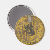 Harry Potter | Hufflepuff Wapen Spray verf Magneet (Voorkant / Achterkant)