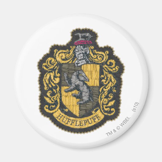 Harry Potter | Hufflepuff Wapenschild Patch Magneet (Voorkant)