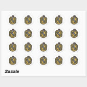 Harry Potter | Hufflepuff Wapenschild Patch Ronde Sticker (Vel)