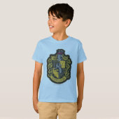 Harry Potter | Hufflepuff Wapenschild Patch T-shirt (Voorkant volledig)
