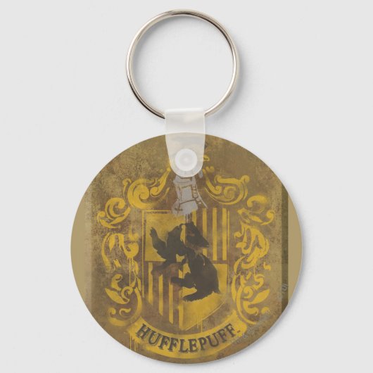 Harry Potter | Hufflepuff Wapenspreuk Spuitbus Sleutelhanger (Voorkant)