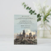Harry Potter Huwelijk | Details van het Kasteel va Informatiekaartje (Staand voorkant)