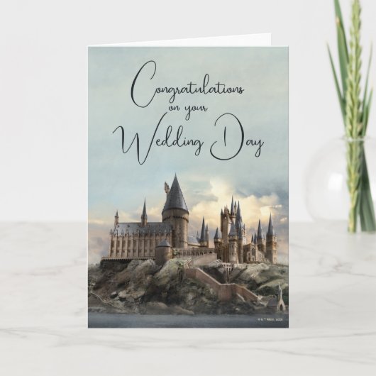 Harry Potter | Huwelijk op Hogwarts Castle Kaart (Voorkant)