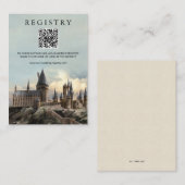 Harry Potter | Huwelijksregister Hogsmeester Kaste Informatiekaartje (Voorkant / Achterkant)