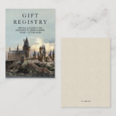 Harry Potter | Huwelijksregister Hogwarts Kasteel Informatiekaartje (Voorkant / Achterkant)