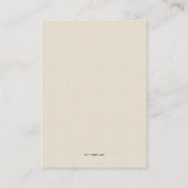 Harry Potter | Huwelijksregister Kasteel Hogwarts Informatiekaartje (Achterkant)