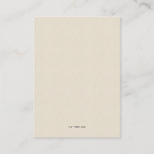 Harry Potter | Huwelijksregister Kasteel Hogwarts Informatiekaartje (Achterkant)