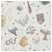 Harry Potter Iconen Patroon Stof (Close Up)