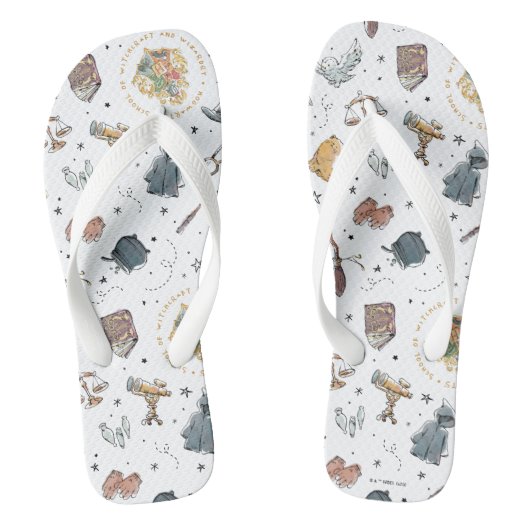 HARRY POTTER™ Iconen Patroon Teenslippers (Voetbed)