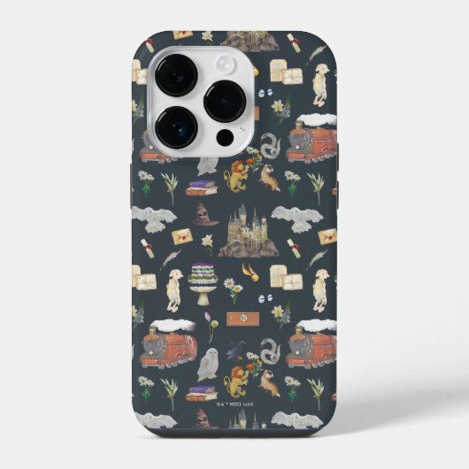 HARRY POTTER™ | Iconenpatroon iPhone Hoesje (Achterkant)