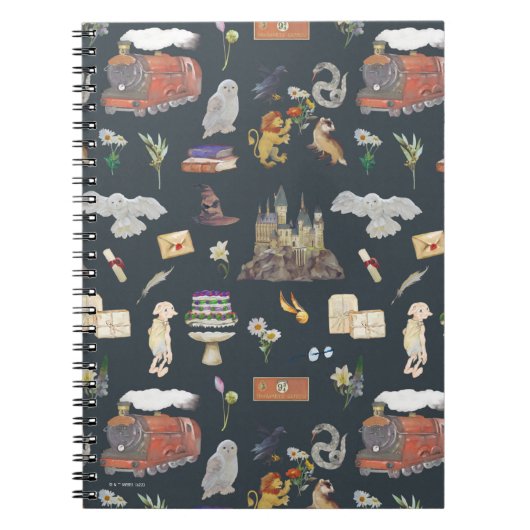 HARRY POTTER™ | Iconenpatroon Notitieboek (Voorkant)