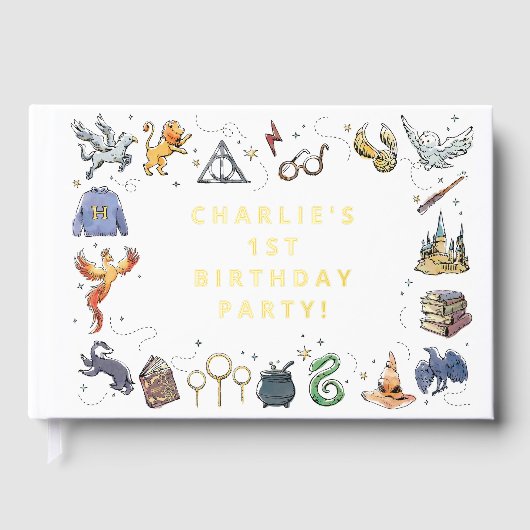 Harry Potter Icon's Birthday Gastenboek (Voorkant)