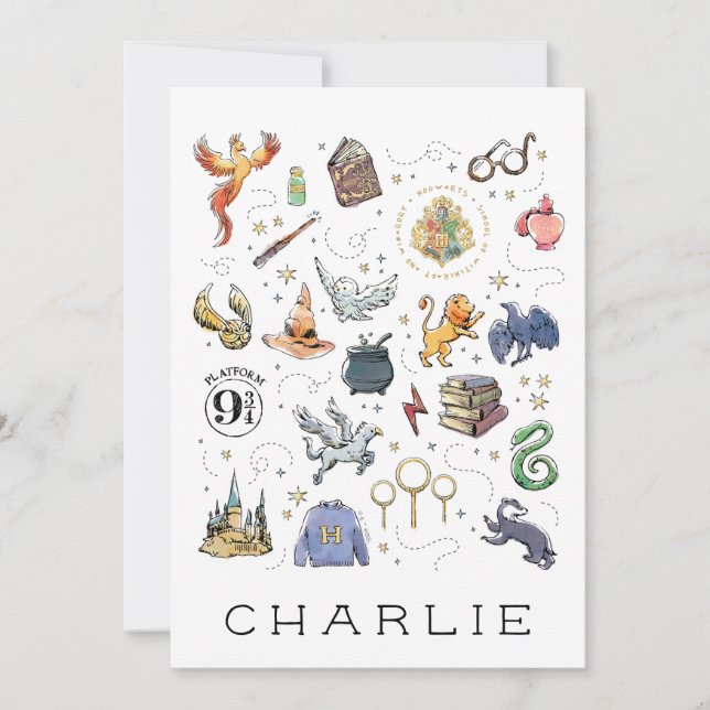 HARRY POTTER™ Icons Flat Card (Voorkant)