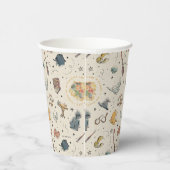 Harry Potter Icons Pattern - Baby shower Papieren Bekers (Rechts)