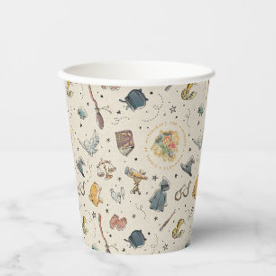 Harry Potter Icons Pattern - Baby shower Papieren Bekers