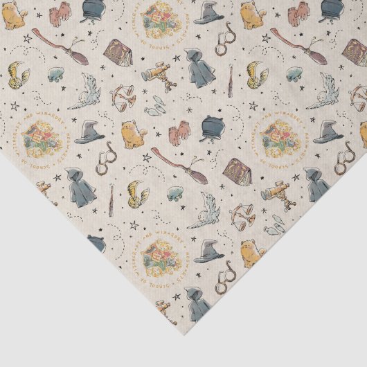 Harry Potter Icons Pattern - Baby shower Tissuepapier (Detail)