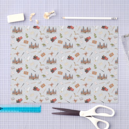 Harry Potter Icons Pattern - Baby shower Tissuepapier (Craft)