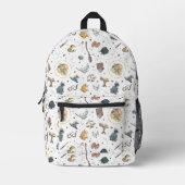 Harry Potter Icons Pattern Bedrukte Rugzak (Voorkant)
