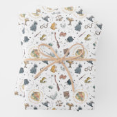 Harry Potter Icons Pattern - Birthday Inpakpapier Vel (In situ)
