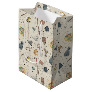 Harry Potter Icons Pattern - Birthday Medium Cadeauzakje