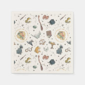 Harry Potter Icons Pattern - Birthday Servet (Voorkant)