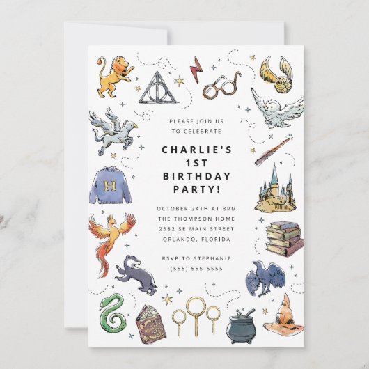 Harry Potter Icon's verjaardag Kaart (Voorkant)