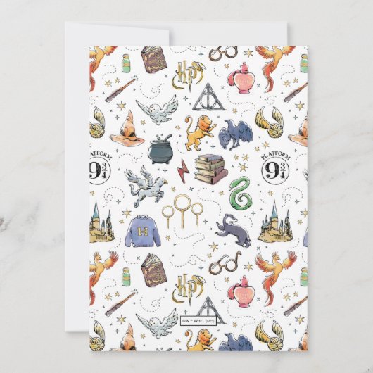 Harry Potter Icon's verjaardag Kaart (Achterkant)