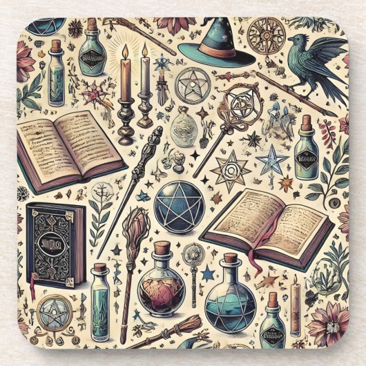 Harry Potter inspireerde magische drankkasters. Bier Onderzetter (Voorkant)